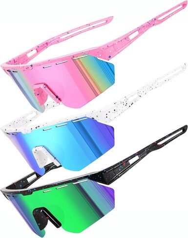 Kids Sunglasses Youth Baseball Sun Glasses for Boys Girls Cycling Sports UV400 Protection Goggles Ages 3-10 in Kuwait