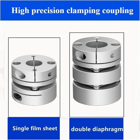 1pcs Stepper Screw Servo Motor Coupling Aluminum Alloy Clamping Diaphragm Outer Diameter 34mm*28mm Bore 6~14mm(34 x 28 8mm x 12mm) in Kuwait