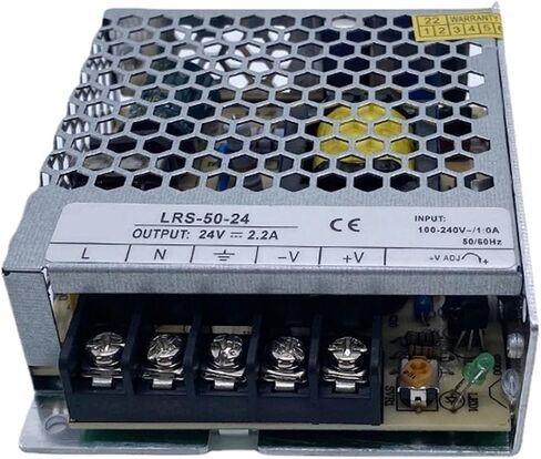 LRS-50-12 وضع تبديل التيار الكهربائي DC 50W 24V2.1A غلاف معدني من الألومنيوم موصل (LRS-50-24) in Kuwait