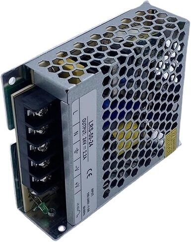 LRS-50-12 وضع تبديل التيار الكهربائي DC 50W 24V2.1A غلاف معدني من الألومنيوم موصل (LRS-50-24) in Kuwait