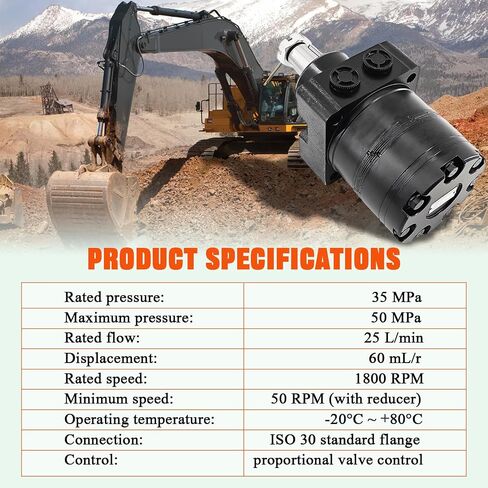 محرك عجلة هيدروليكي BMER3-350-WD-T31-R متوافق مع محرك هيدروليكي Bmer 375 متوافق مع سلسلة Parker TG/TF BMER-3 محرك دفع هيدروليكي عالي الأداء، بناء متين، إخراج ثابت in Kuwait