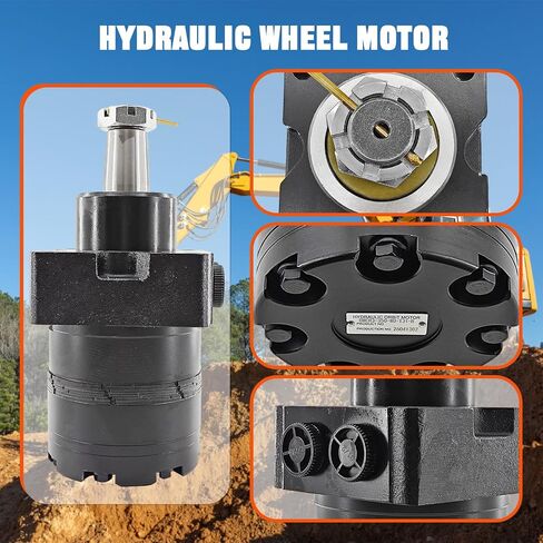 محرك عجلة هيدروليكي BMER3-350-WD-T31-R متوافق مع محرك هيدروليكي Bmer 375 متوافق مع سلسلة Parker TG/TF BMER-3 محرك دفع هيدروليكي عالي الأداء، بناء متين، إخراج ثابت in Kuwait