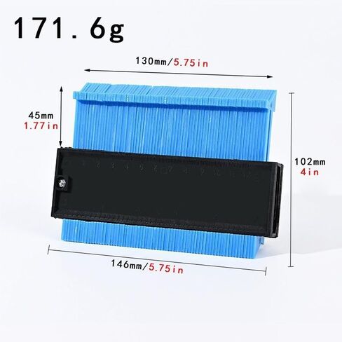 1pc, 12.7cm/25.4cm, Contour Gauge Tool, Adjustable, Template Maker in Kuwait