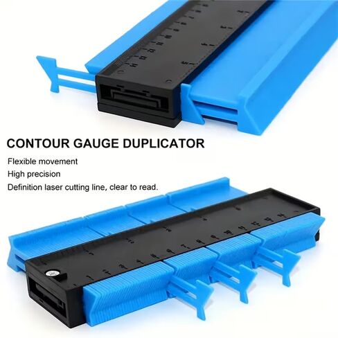 1pc, 12.7cm/25.4cm, Contour Gauge Tool, Adjustable, Template Maker in Kuwait