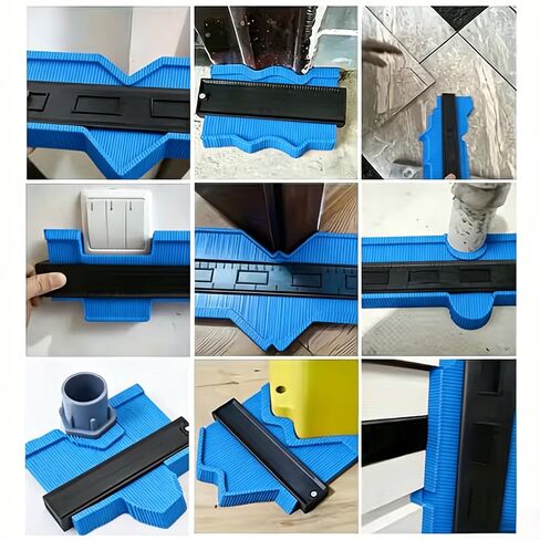 1pc, 12.7cm/25.4cm, Contour Gauge Tool, Adjustable, Template Maker in Kuwait