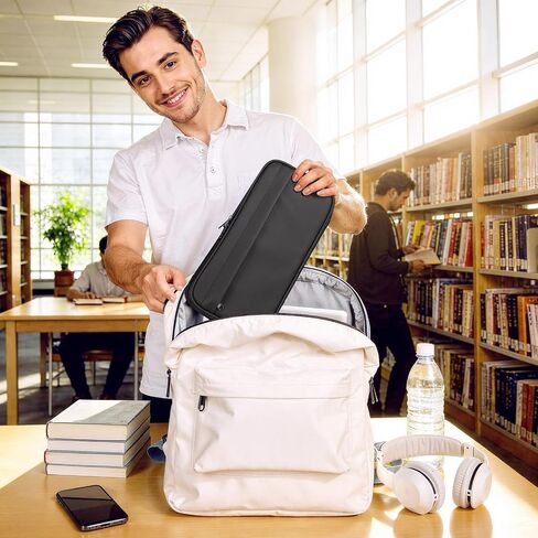 حافظة لوحة المفاتيح لجهاز Logitech MX Keys Mini | حقيبة تخزين مقاومة للماء والصدمات، مع جيب أمامي للملحقات، حافظة سوداء فقط in Kuwait