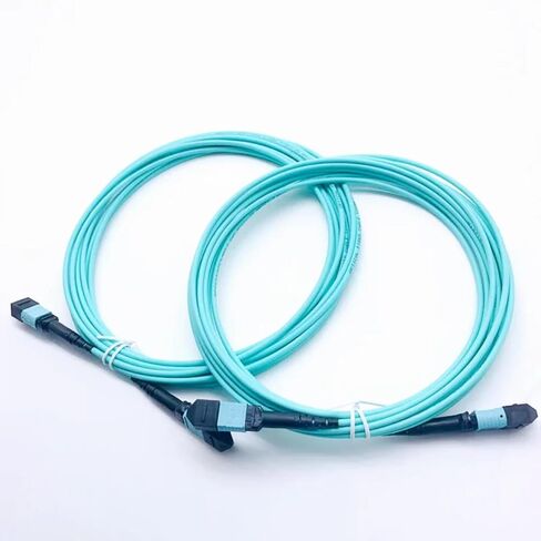 FTTH 12-core Optical Fiber Jumper MPO-MPO OM3 5M Female Type B in Kuwait