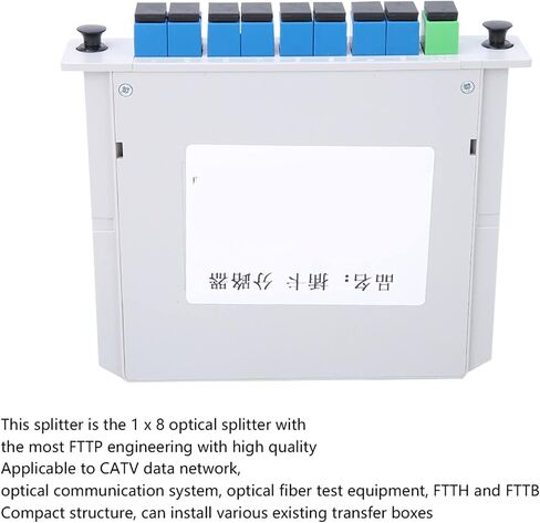 Oumefar 1x8 PLC جهاز تقسيم الألياف الضوئية، نظام الاتصالات البصرية، كابل شبكة بيانات CATV، الملحقات الكهربائية SC in Kuwait