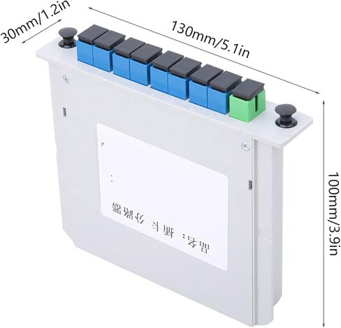 Oumefar 1x8 PLC جهاز تقسيم الألياف الضوئية، نظام الاتصالات البصرية، كابل شبكة بيانات CATV، الملحقات الكهربائية SC in Kuwait