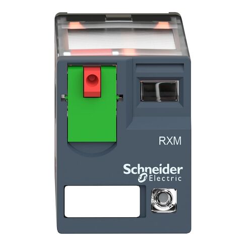Schneider Electric Harmony RXM Plug-in Relay, Industrial Control Relay for Panels, Automation & HVAC Systems, 4 C/O, 6A, 120VAC with LED (RXM4AB2F7) in Kuwait
