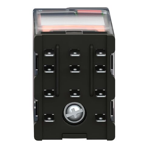 Schneider Electric Harmony RXM Plug-in Relay, Industrial Control Relay for Panels, Automation & HVAC Systems, 4 C/O, 6A, 120VAC with LED (RXM4AB2F7) in Kuwait