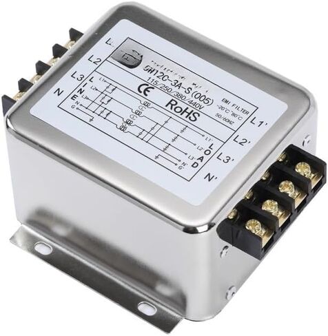 مرشح طاقة ثلاثي الطور 380 فولت CW12B-10A-S (005) كتلة طرفية لتحويل التردد المؤازر(9) in Kuwait