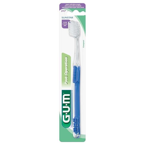 GUM Post-Surgical Toothbrush, 317MB, Super-Soft Bristles, Professional Sample, 6 Count in Kuwait