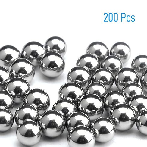 200 PCS 11 mm(0.43") Bearing Balls 304 Stainless Steel Solid Ball Bearing G100 Precision Ball in Kuwait