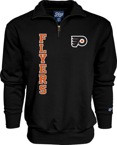 Blue 84 NHL unisex-adult Nhl Officially Licensed Quarter Zip Sweatshirt Breakaway Team Color in Kuwait