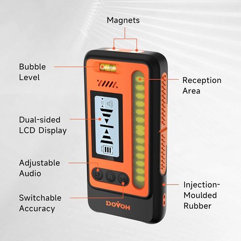 DOVOH 4x360 مستوى الليزر الذاتي التسوية مع جهاز الاستقبال، ترايبود، قضيب الصف، الفئة الثانية in Kuwait