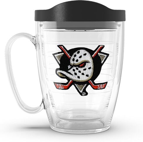 Tervis Classic Tritan 16oz Mug with Travel Lid | NHL® LA Kings® - Embroidered Emblem | Made in America, BPA/PFAS Free, Double-Wall Vacuum Insulated, Keeps Drinks Hot in Kuwait