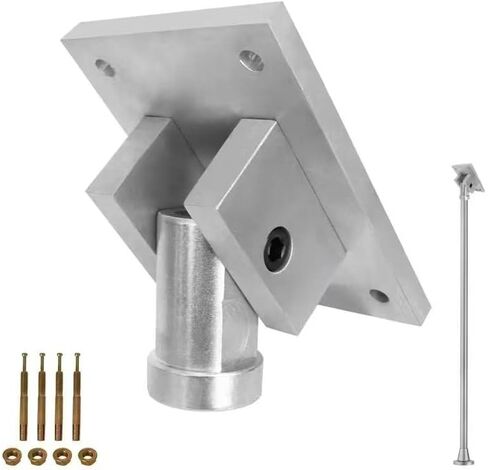 Adjustable Universal Pole Dance Top Fixed Plate, Universal Ceiling Mount for Slanted Ceilings, Enhanced Stability, Durable Steel Construction, Easy Installation for Home Use in Kuwait