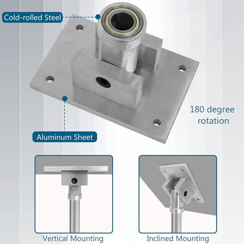 Adjustable Universal Pole Dance Top Fixed Plate, Universal Ceiling Mount for Slanted Ceilings, Enhanced Stability, Durable Steel Construction, Easy Installation for Home Use in Kuwait
