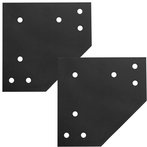 2 Pack Heavy Duty Mending Plate,7 Gauge,Pre-Drilled for 1/2" Bolts | 10"x10" in Kuwait