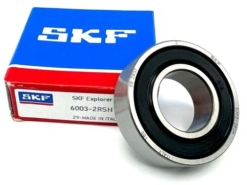 SKF 6003 2RSH محمل كروي ذو أخدود عميق، مطاط مختوم 2RS 17X35X10 MM in Kuwait