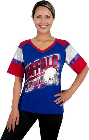تيشيرتات رياضية لعشاق كرة القدم من Athletic City Raglan - أزرق وأحمر in Kuwait
