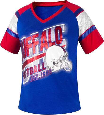 تيشيرتات رياضية لعشاق كرة القدم من Athletic City Raglan - أزرق وأحمر in Kuwait