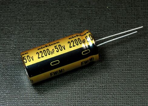 (FG #46) 2pcs Nichicon FW 2200uf 50v Radial Electrolytic Capacitor for Audio NEW in Kuwait