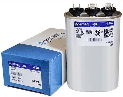 GE Genteq Oval Capacitor 35 5 uf MFD 370 Volt Z97F9685 97F9685 in Kuwait