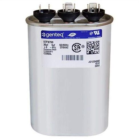 GE Genteq Oval Capacitor 35 5 uf MFD 370 Volt Z97F9685 97F9685 in Kuwait