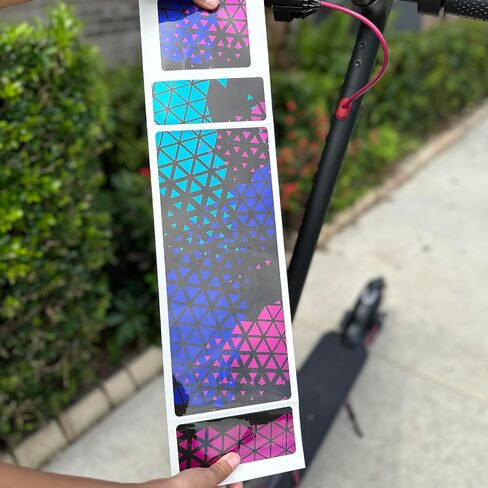 Premium Self-Adhesive Vinyl Decals and Wrap Skins for Adult Electric Scooter - Personalize and Protect Your Ride with Style (Galaxy) in Kuwait