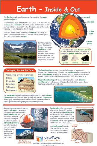 NewPath Learning Grade 4 Science Anchor Charts – Set of 10 (12x18") & 25-Page Resource Guide Covering Life, Earth & Physical Science for Classroom & Homeschool Use (94-9940) in Kuwait
