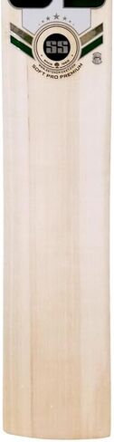 TABAKH SS Soft Pro Premium Kashmir Willow Leather Ball Cricket Scoop Bat مقاس الكبار - مقبض قصير (يشمل الغطاء) in Kuwait