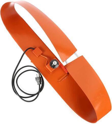 1500W Metal Oil Drum Heater with Adjustable Thermostat 30-130°C, Silicone Heat Pad Warmer for 100L Barrels, Durable Pail Band Heater for Efficient Heating Solutions in Kuwait