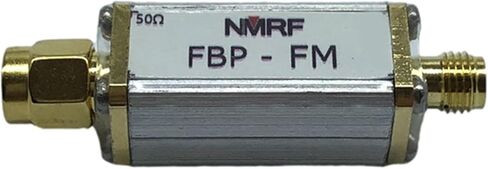 FBP-FM 98MHz Band Pass Filter FBP FM Broadcast Bandpass Filter Bandwidth 88-108MHz SMA Interface Band Pass in Kuwait