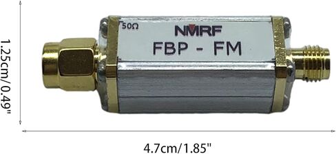 FBP-FM 98MHz Band Pass Filter FBP FM Broadcast Bandpass Filter Bandwidth 88-108MHz SMA Interface Band Pass in Kuwait
