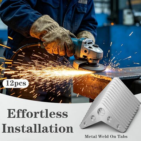 12 Pcs Steel Weld on Gussets, Metal Weld Triangle Gusset 3" x 3" x 1/4" Thick Zinc Alloy Heavy Duty Reinforcement Plate for Welding Tables, Trailer Frames & DIY Metal Fabrication in Kuwait