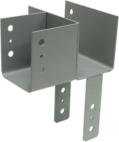 Simpson Strong-Tie ECCLR666 - ECCLL L-Shape End Column Cap for 6X Beams & 6X Post - Skewed Right Framing Bracket for Structural Support in Home Improvement Projects in Kuwait