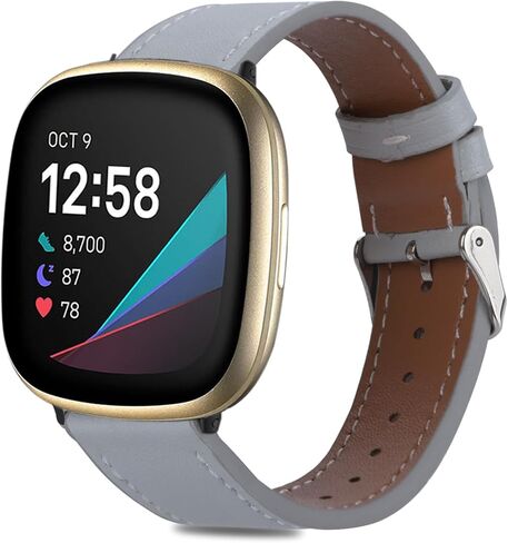 أربطة جلدية لـ Fitbit Versa 4/3/Sense 2/Sense in Kuwait