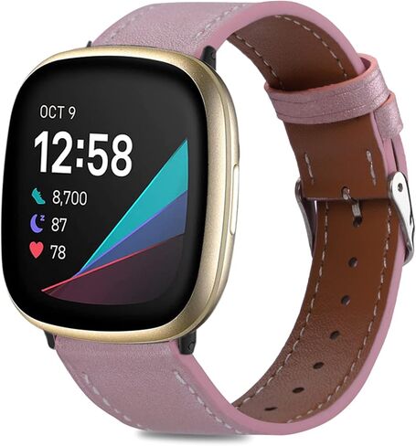 أربطة جلدية لـ Fitbit Versa 4/3/Sense 2/Sense in Kuwait