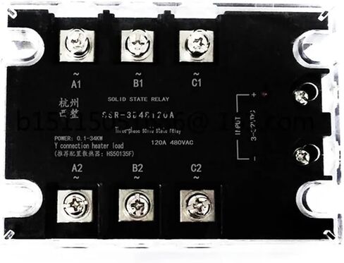 Three Phase Solid-State Relay 120A 480VAC SSR-3D48120A in Kuwait