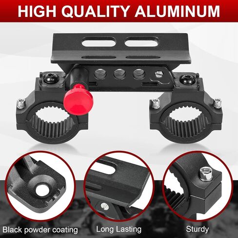 Quick Release Roll Bar Fire Extinguisher Mount Holder Bracket Kits Compatible with for UTV Polaris RZR Pioneer Can Am Maverick X3 Commander Talon ATV Jeep Wrangler with 1''-2'' Roll Cage in Kuwait