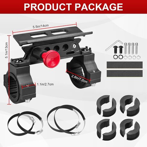 Quick Release Roll Bar Fire Extinguisher Mount Holder Bracket Kits Compatible with for UTV Polaris RZR Pioneer Can Am Maverick X3 Commander Talon ATV Jeep Wrangler with 1''-2'' Roll Cage in Kuwait
