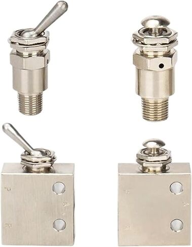 Air Pneumatic Mechanical Valve 2 Position 5 Way Toggle Button Switch TAC2-41V 31V 41P 31P 41PP TAC-4V 4P 3P 3V TV-3S(TAC-3P-34T) in Kuwait