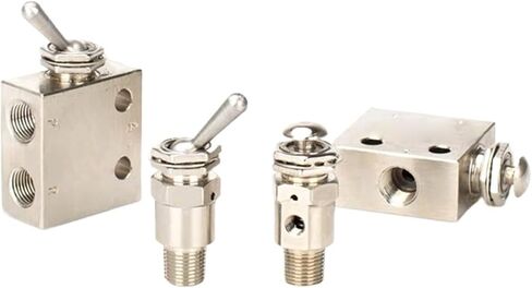 Air Pneumatic Mechanical Valve 2 Position 5 Way Toggle Button Switch TAC2-41V 31V 41P 31P 41PP TAC-4V 4P 3P 3V TV-3S(TAC-3P-34T) in Kuwait