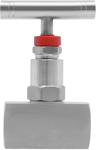 Stainless Steel Straight Needle Valve 3/8" Npt Female Thread, 6000 Psi Heavy Duty Industrial Hydraulic Flow Control in Kuwait