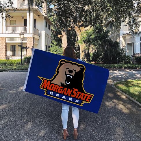 Desert Cactus Morgan State University Flag MOR Banners 100% Polyester Indoor Outdoor 3x5 feet Flags (Design 2) in Kuwait