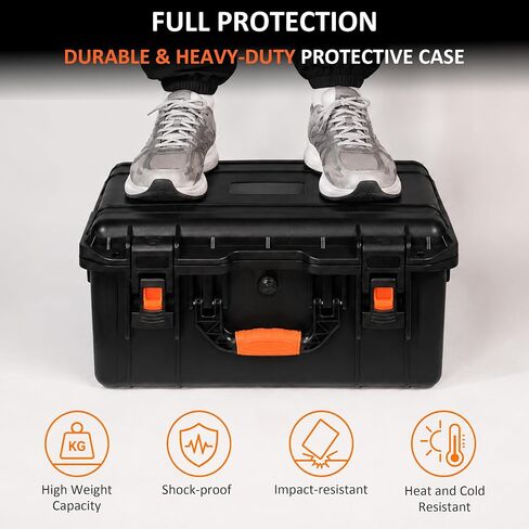 for Starlink Mini Case, Portable Hard Case with DIY Cutting Foam Fit for Star Link Mini Dish, Waterproof Shockproof for Starlink Accessories, Ideal for Travel Outdoor RV Camping Adventure in Kuwait