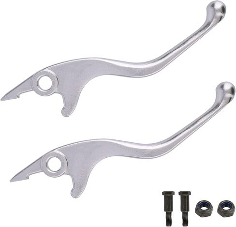 1 Pair Left and Right Handbrake Levers for Soleil01 Dirt Bike, Aluminum Alloy Hand Brake Levers with Mounting Hardware E-Bike Clutch Lever Replacement Parts for Soleil 01 Electric in Kuwait