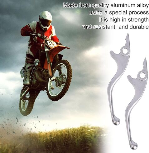 1 Pair Left and Right Handbrake Levers for Soleil01 Dirt Bike, Aluminum Alloy Hand Brake Levers with Mounting Hardware E-Bike Clutch Lever Replacement Parts for Soleil 01 Electric in Kuwait